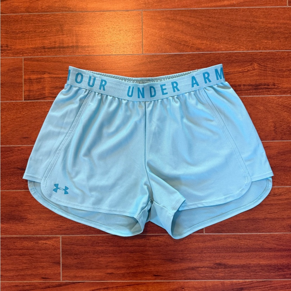 Under Armour Women's Light Blue Athletic Shorts